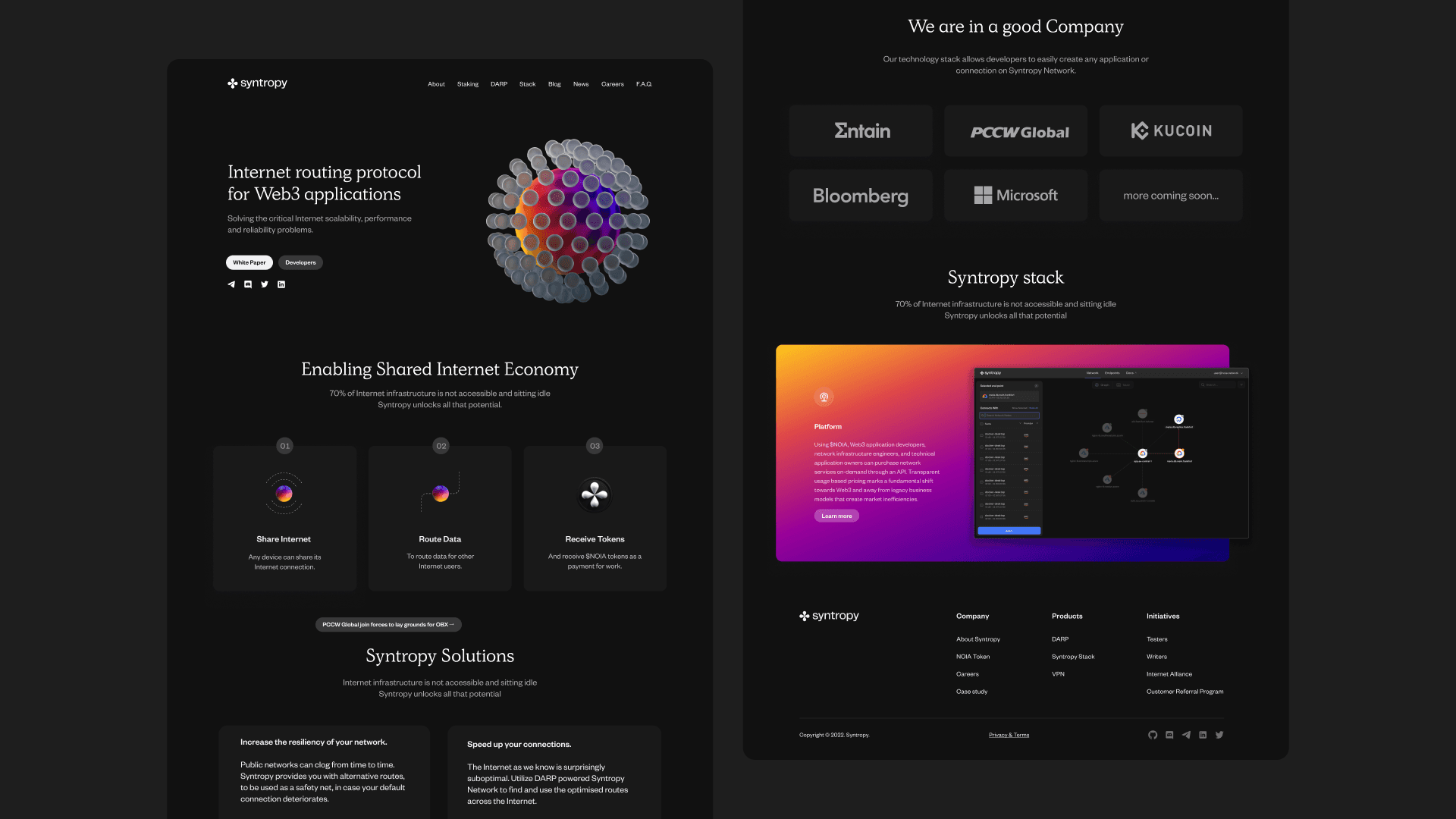 Syntropy Website - Image 1